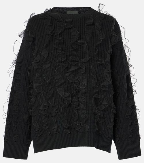 Valentino Embroidered wool sweater