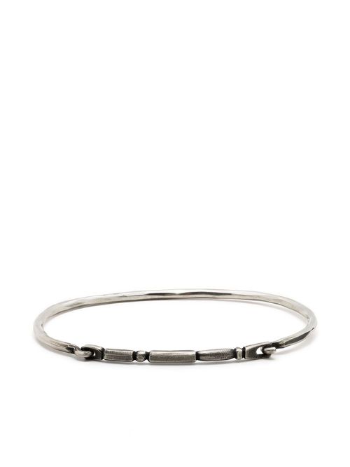 Engraved cuff bracelet - Silver