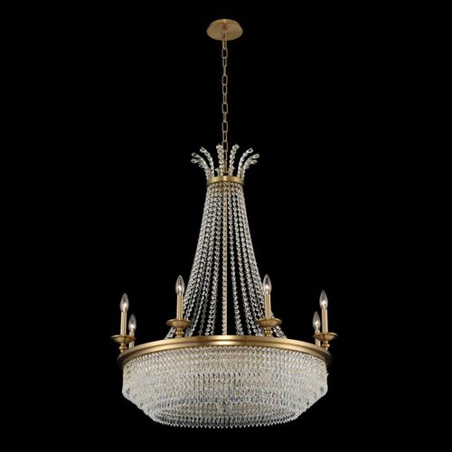 Tavo 8-Light Modern Chandelier in Winter Bra