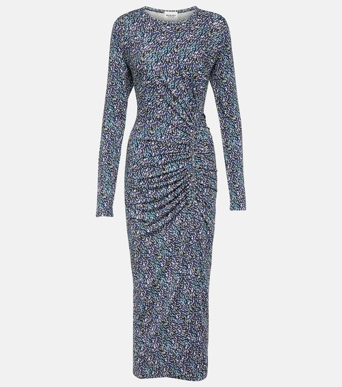 Marant Etoile Jelina floral printed jersey midi dress