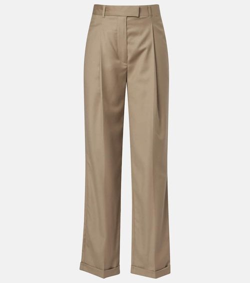 Sorina high-rise virgin wool pants