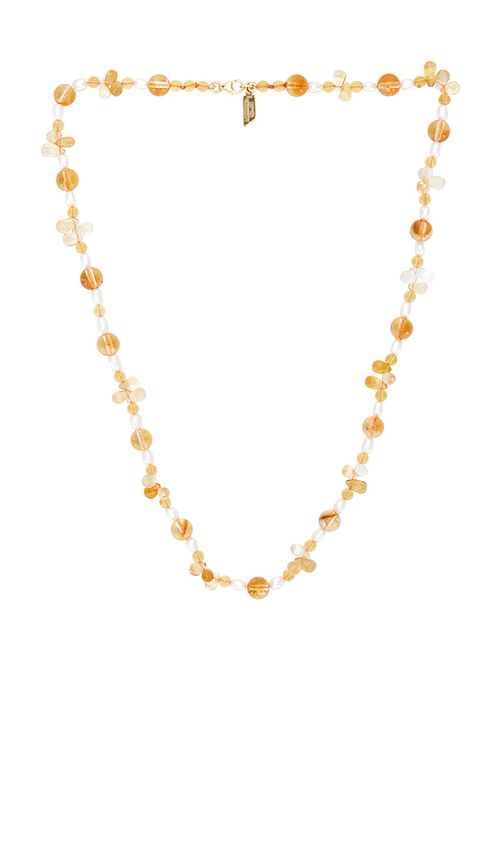 Loren Stewart Bellissimo Gem Necklace in Orange