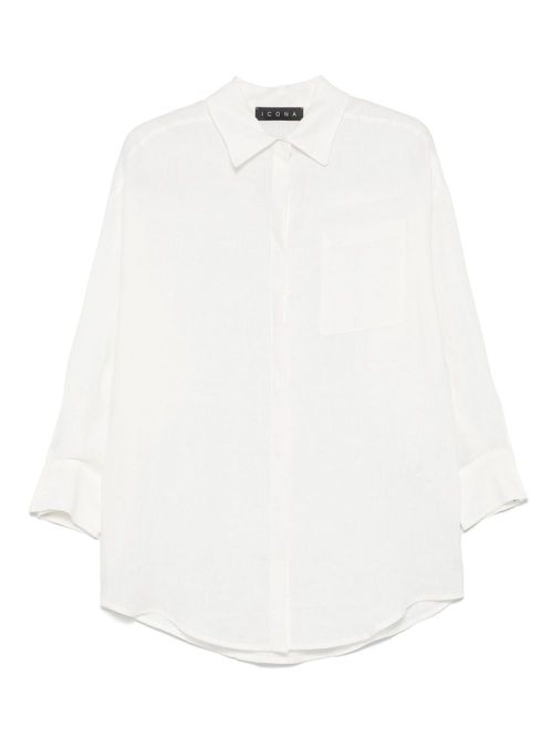 Kaos linen shirt - White