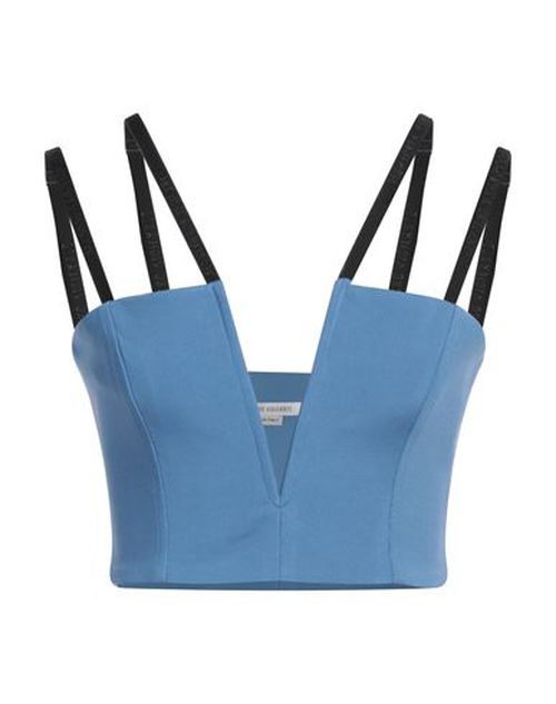 Alessandro Vigilante Woman Top Pastel blue Size 4 Viscose, Polyamide, Elastane
