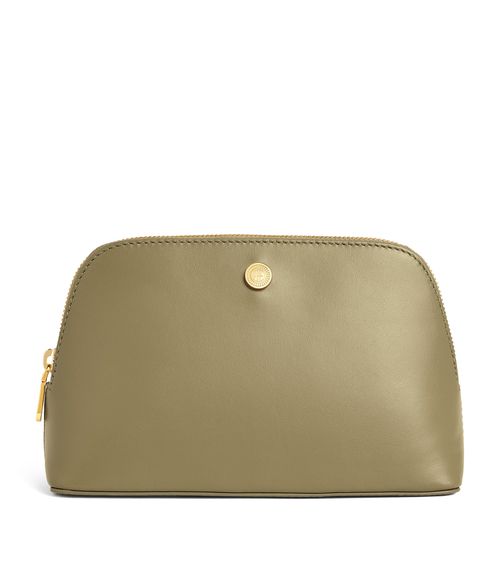 Small Leather Cosmetic Bag