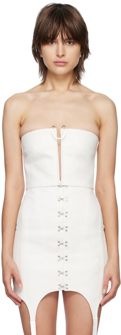 White Mobius Tube Top