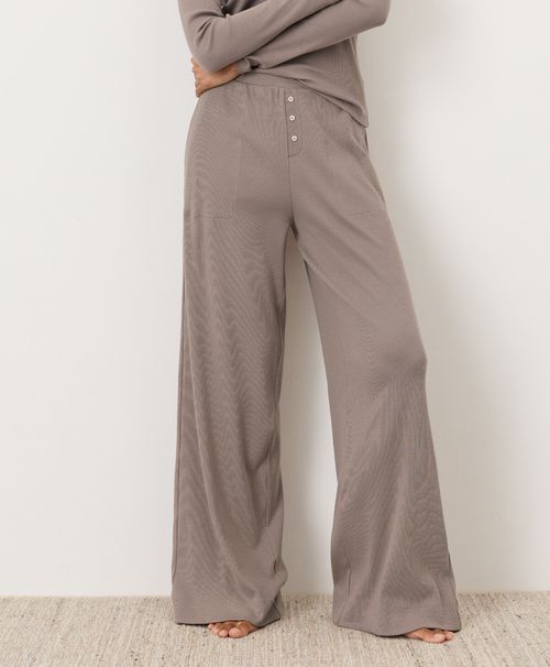 Women's Cinder Dream Rib Wide Leg Lounge Pant