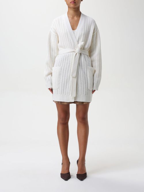Cardigan Woman color Yellow Cream