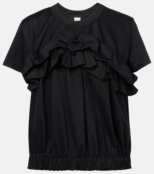 Ruffled cotton top