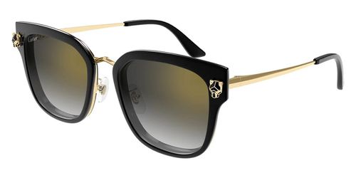 Panthere de Grey Multi Treatment Square Ladies Sunglasses CT0509SA 001 55
