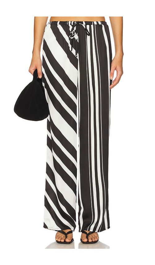 SNDYS Agnes Pant in Black,White. XXS. Also in
