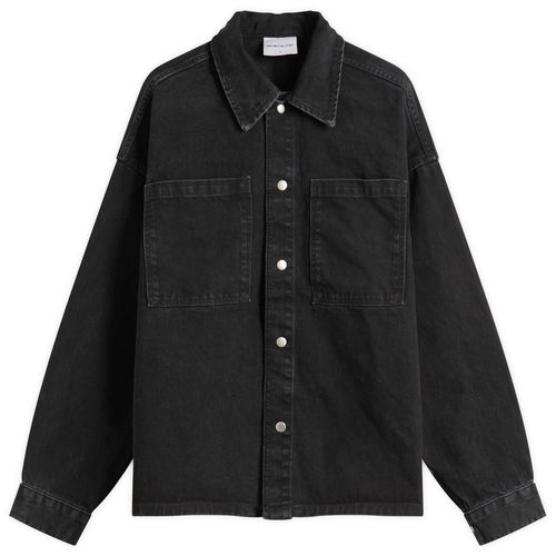 Men's Denim Box Overshirt Black Wash