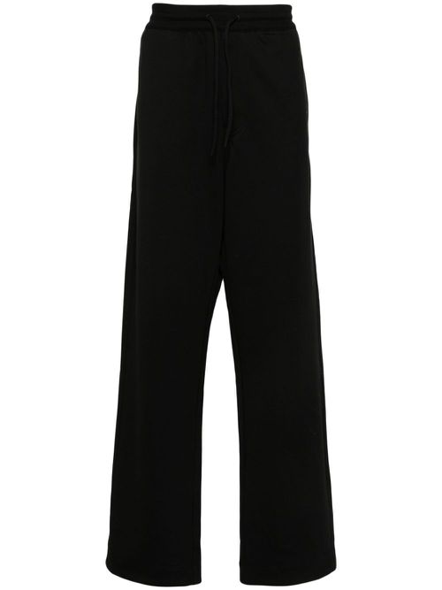 FT straight-leg track pants - Black