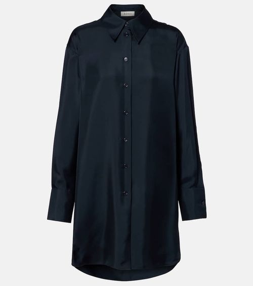 Róhe Oversized silk satin shirt