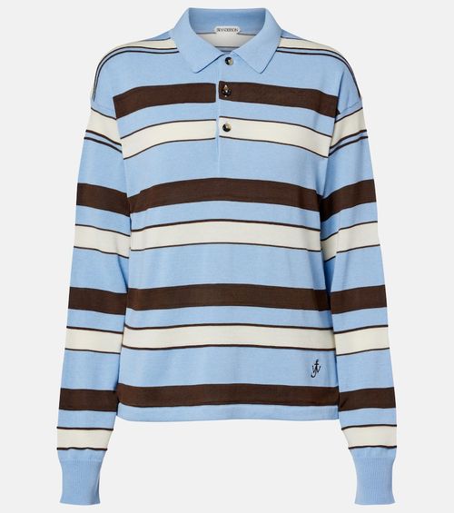 Striped polo shirt