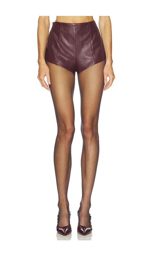 Nakedvice The Julia Short in Merlot. M also in L