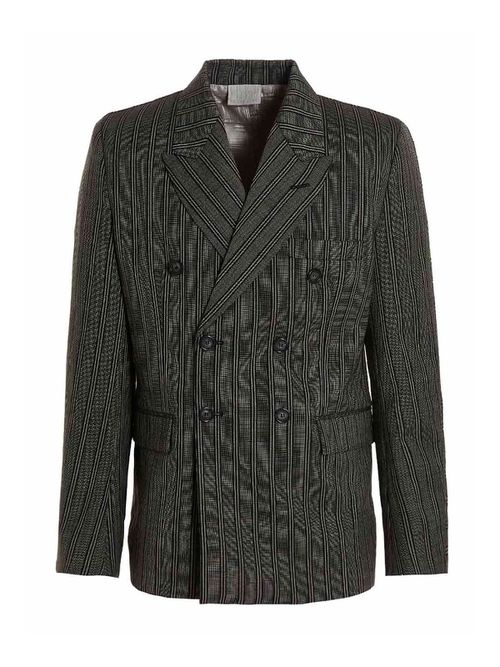 Tonal double breasted tailored blazer