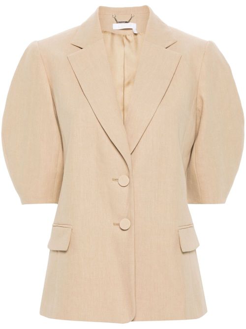 Balloon-sleeve jacket - Neutrals