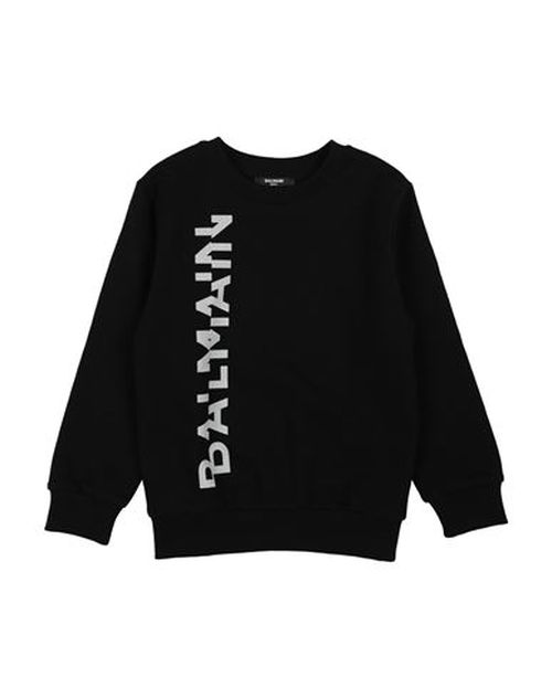 Kid Boy Sweatshirt Black Size 10 Cotton, Elastane