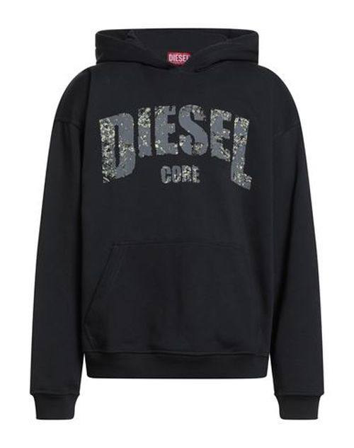 Man Sweatshirt Black Size S Cotton, Polyester, Elastane
