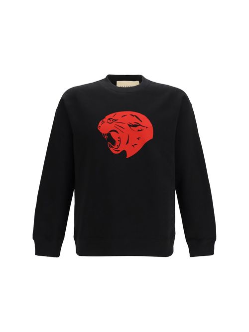 Panther Graphic Sweatshirt — Black