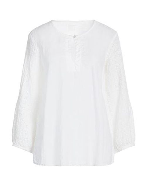 Woman Top Off white Size 6 Linen
