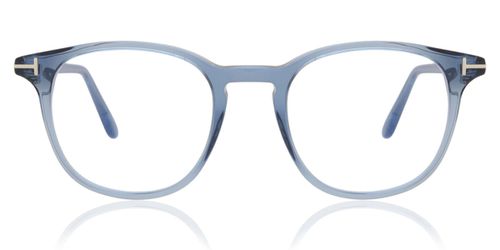 Tom Ford FT5832-B 090 Blue-Light Block Men's Eyeglasses Blue 48 - Blue Light Block Available