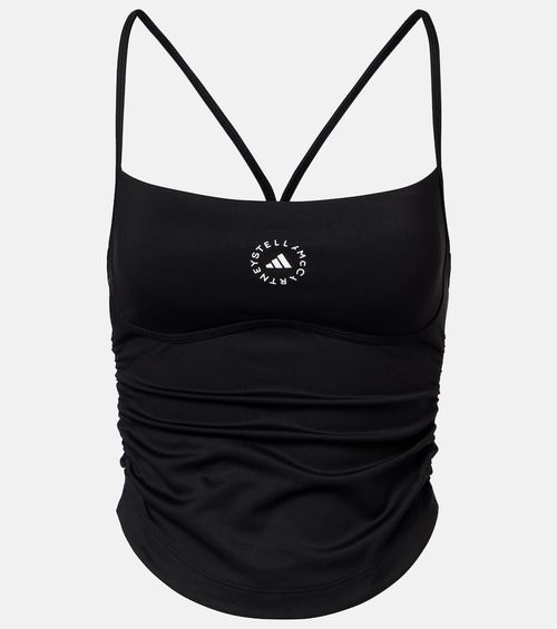 Logo jersey tank top