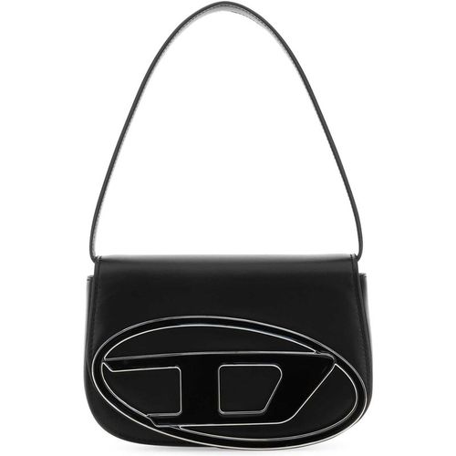 Diesel Black Leather Shoulder Bag