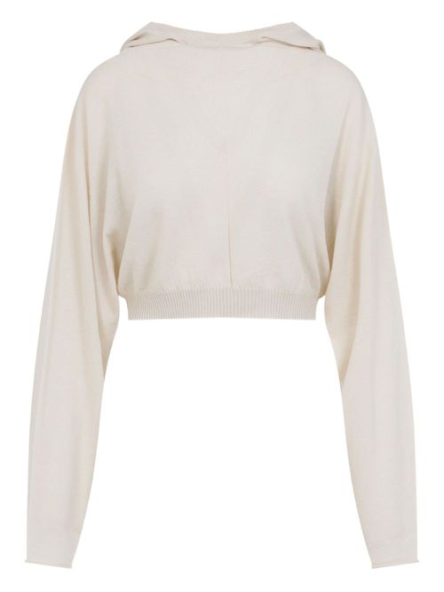 Hooded sweatshirt - White