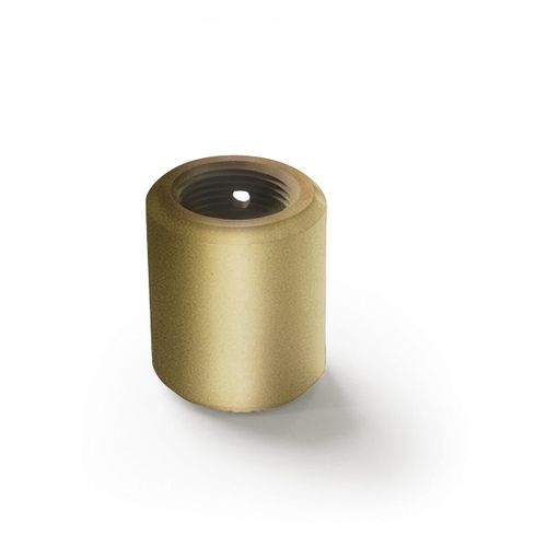 Soft Brass Downrod Coupler from the Fan Accessories Collection