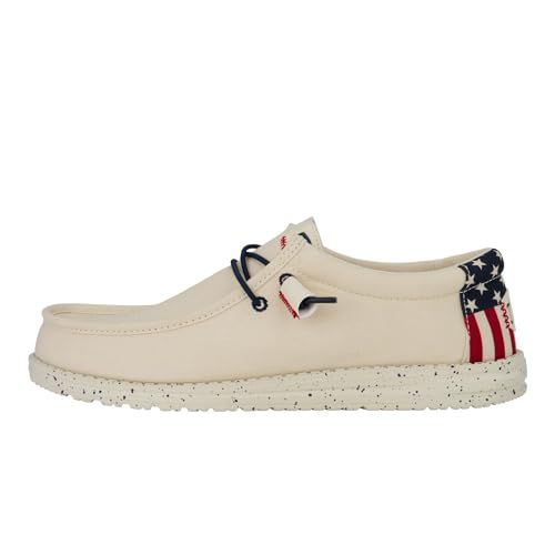 Hey Dude Men's Wally Americana Off White