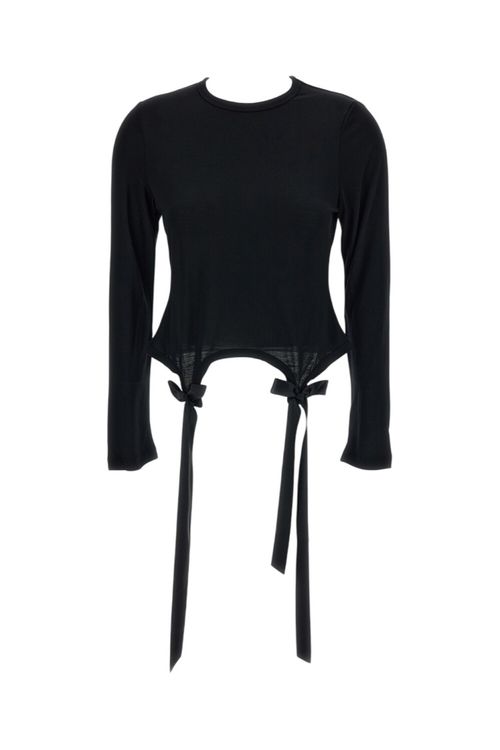 Black Solid Crew Neck T-Shirt