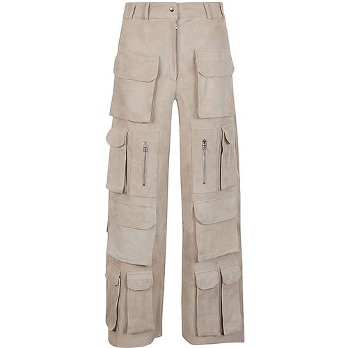 Fermas.Club Suede Cargo Trouser