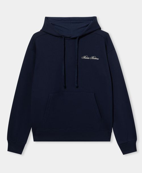 Cotton Hoodie With Embroidered Logo
