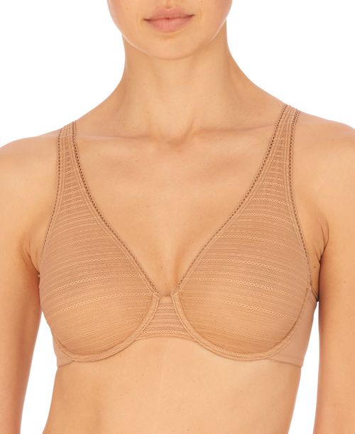 Women's Revive Full Fit Sheer Mesh Underwire Bra 734304 - Cafe