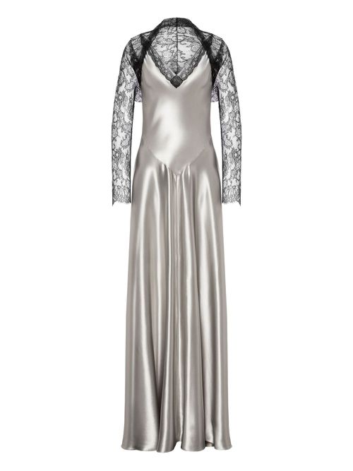 Satin dress - Silver