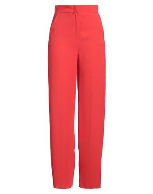 Woman Pants Tomato red Size 10 Polyester