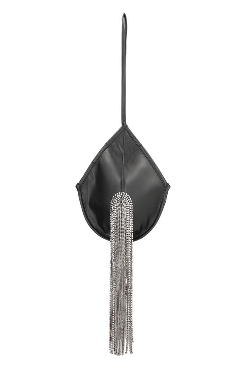 Crystal-embellished Teardrop Clutch