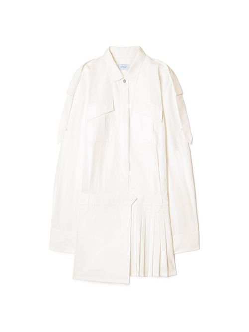 White Savana Poplin Mini Dress