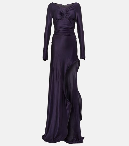 빅토리아 베컴 여성 Ruched off-shoulder jersey gown P00855385-3