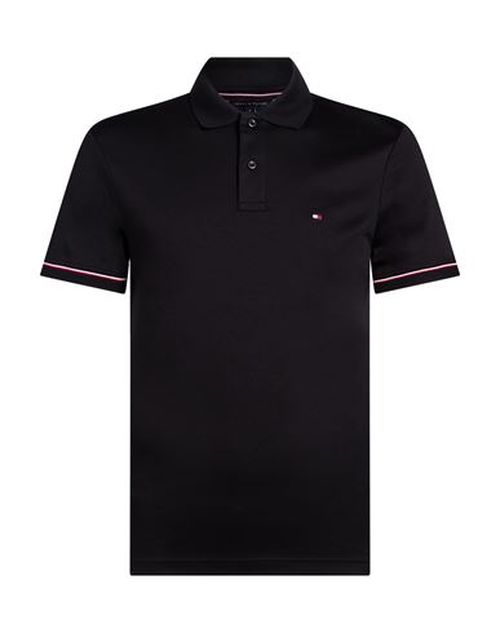 Man Polo shirt Black Size XL Cotton