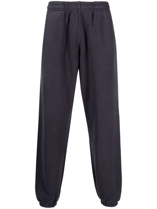 Tapered cotton track pants - Blue