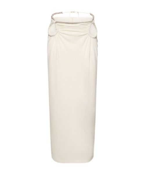 Skirt with hollowed-out details