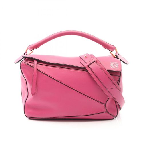Loewe Pink Leather Handbag Pre-Owned