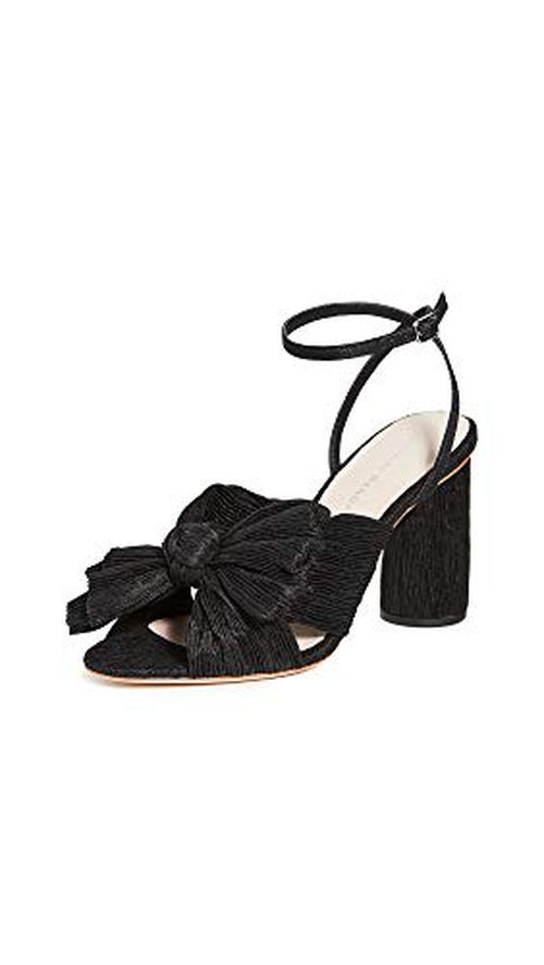 Loeffler Randall Women's Camellia Pleated Bow Heel with Ankle Strap