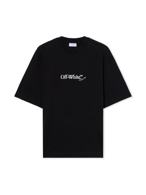 Scribble Arrow Short-sleeve Logo T-shirt - Male T-shirts Black