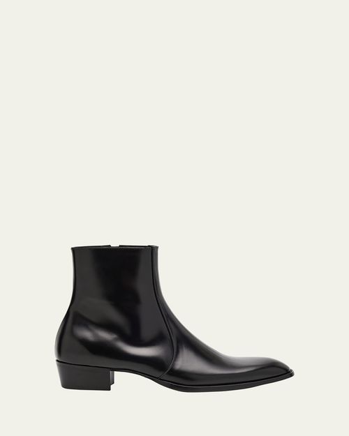 Men's Roman 35 Leather Side-Zip Ankle Boots