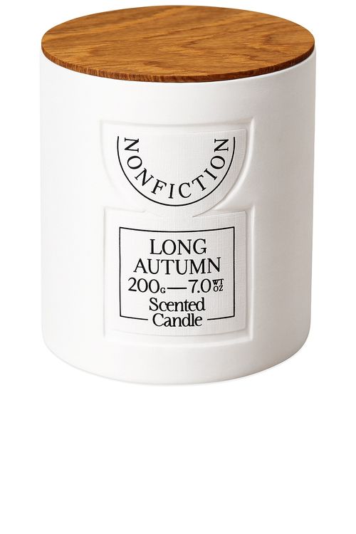 NONFICTION Long Autumn Scented Candle in Beauty: NA