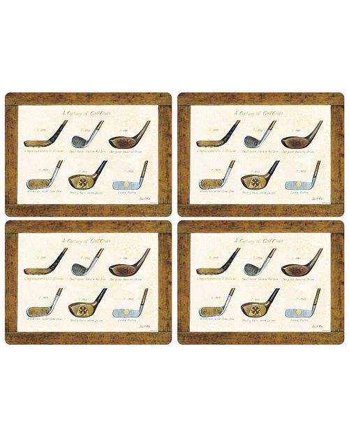 Pimpernel A History of Golf Set of 4 Placemats